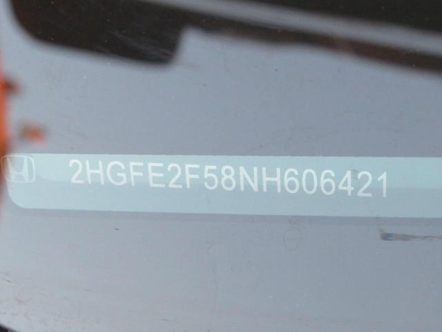 2HGFE2F58NH606421 - 2022 HONDA CIVIC SPORT 灰色 照片 10