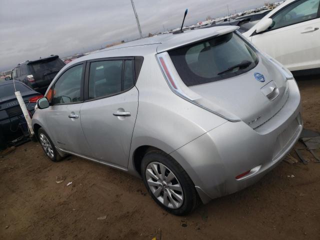 1N4AZ0CP6DC422626 - 2013 NISSAN LEAF S SILVER photo 2