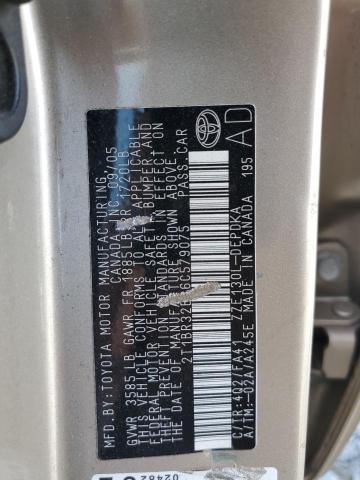 2T1BR32E96C579075 - 2006 TOYOTA COROLLA CE TAN photo 13