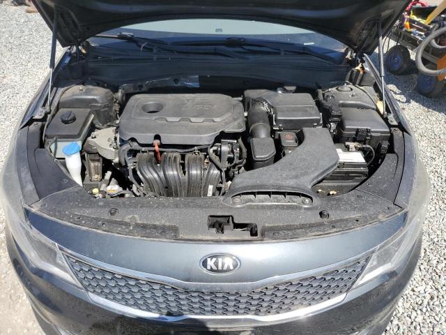 5XXGU4L38GG059063 - 2016 KIA OPTIMA EX GRAY photo 11