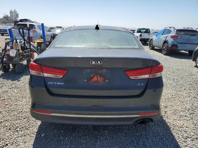 5XXGU4L38GG059063 - 2016 KIA OPTIMA EX GRAY photo 6