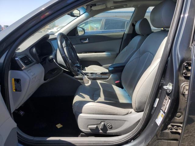 5XXGU4L38GG059063 - 2016 KIA OPTIMA EX GRAY photo 7