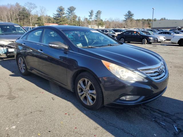 5NPEC4AC7BH139996 - 2011 HYUNDAI SONATA SE BLUE photo 4