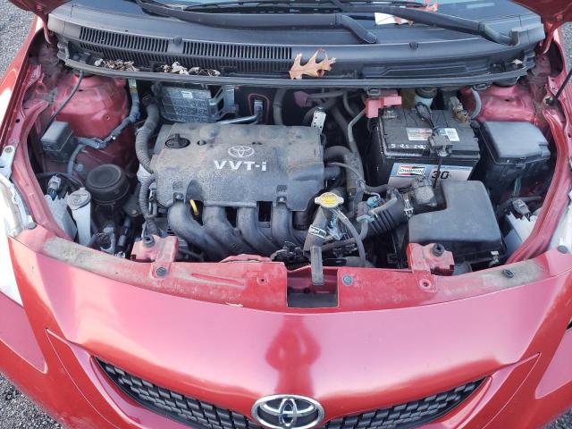 JTDBT903091337127 - 2009 TOYOTA YARIS RED photo 11