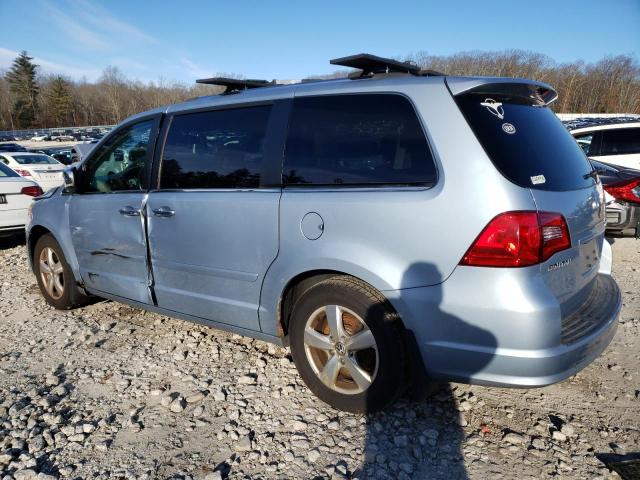 2C4RVADG1CR307001 - 2012 VOLKSWAGEN ROUTAN SEL PREMIUM BLUE photo 2