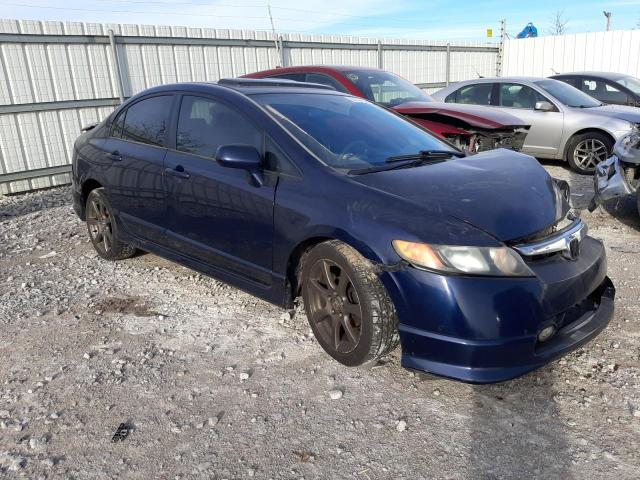 1HGFA16826L063572 - 2006 HONDA CIVIC EX BLUE photo 4