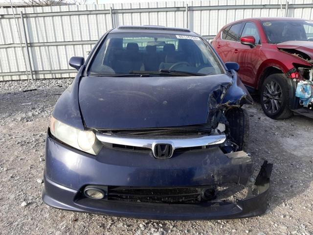 1HGFA16826L063572 - 2006 HONDA CIVIC EX BLUE photo 5