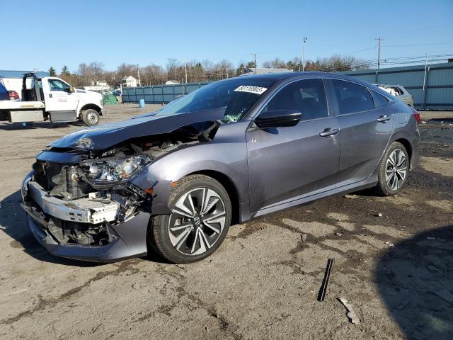 2HGFC1F77GH655744 - 2016 HONDA CIVIC EXL GRAY photo 1