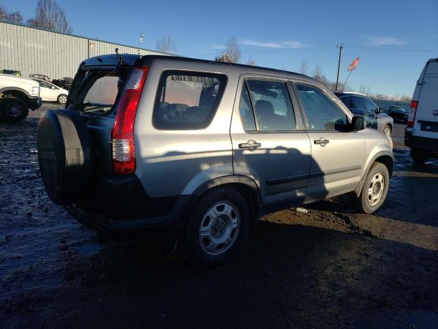 JHLRD785X5C011617 - 2005 HONDA CR-V LX GRAY photo 3