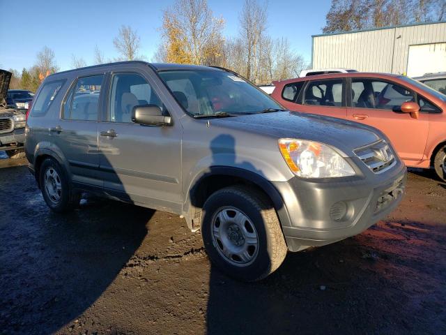 JHLRD785X5C011617 - 2005 HONDA CR-V LX GRAY photo 4