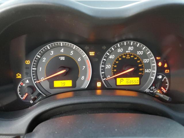 1NXBU4EE0AZ269906 - 2010 TOYOTA COROLLA BASE BLACK photo 9