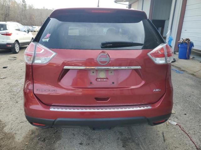 JN8AT2MV7GW145321 - 2016 NISSAN ROGUE S RED photo 6