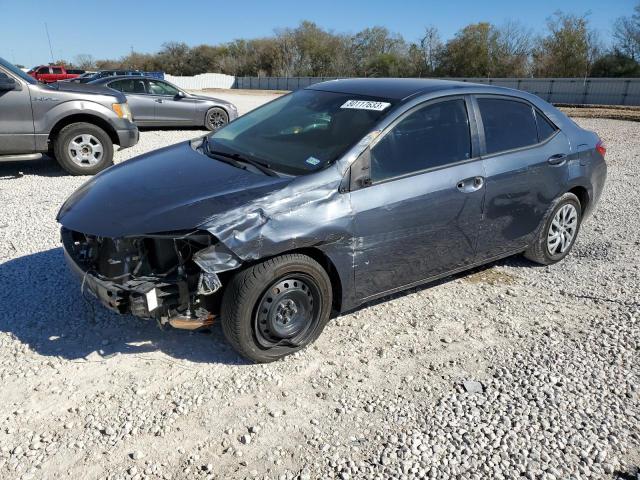 5YFBURHE2HP677201 - 2017 TOYOTA COROLLA L BLUE photo 1