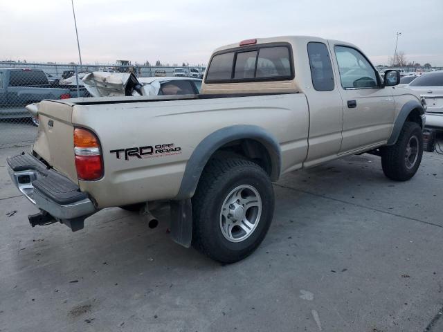 5TESN92N11Z800167 - 2001 TOYOTA TACOMA XTRACAB PRERUNNER ოქროსფერი ფოტო 3