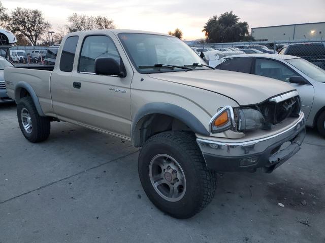 5TESN92N11Z800167 - 2001 TOYOTA TACOMA XTRACAB PRERUNNER ოქროსფერი ფოტო 4