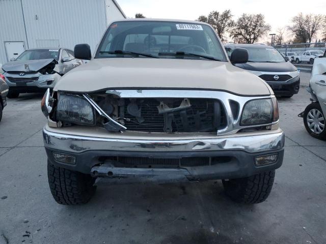 5TESN92N11Z800167 - 2001 TOYOTA TACOMA XTRACAB PRERUNNER ოქროსფერი ფოტო 5