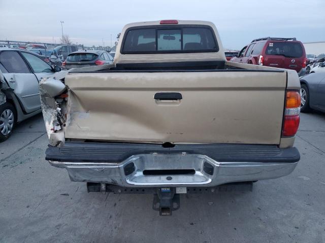 5TESN92N11Z800167 - 2001 TOYOTA TACOMA XTRACAB PRERUNNER ოქროსფერი ფოტო 6