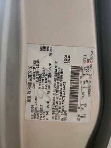 1FMZU75K75UA24452 - 2005 FORD EXPLORER LIMITED Күміс фото 13