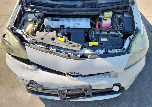 JTDKN3DU0D5569500 - 2013 TOYOTA PRIUS 白色 照片 11