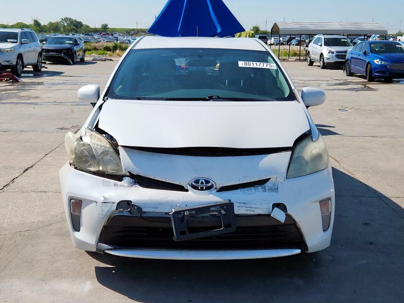 JTDKN3DU0D5569500 - 2013 TOYOTA PRIUS 白色 照片 5