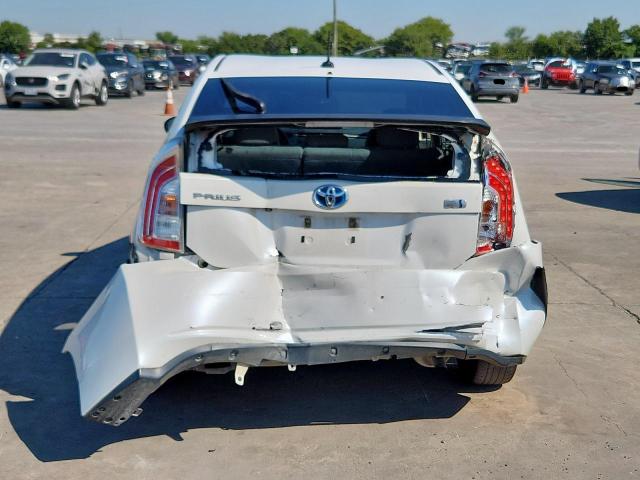 JTDKN3DU0D5569500 - 2013 TOYOTA PRIUS 白色 照片 6