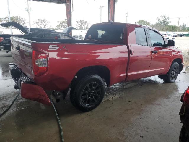 5TFRY5F11LX268418 - 2020 TOYOTA TUNDRA DOUBLE CAB SR/SR5 RED photo 3