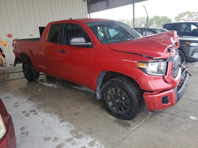 5TFRY5F11LX268418 - 2020 TOYOTA TUNDRA DOUBLE CAB SR/SR5 RED photo 4