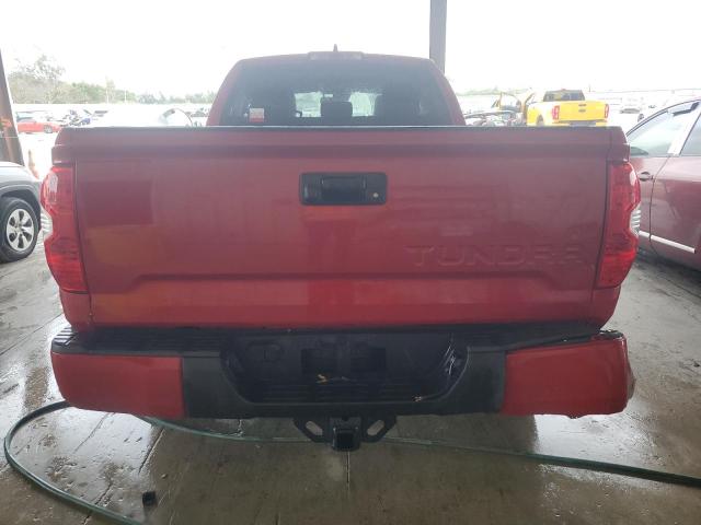 5TFRY5F11LX268418 - 2020 TOYOTA TUNDRA DOUBLE CAB SR/SR5 RED photo 6