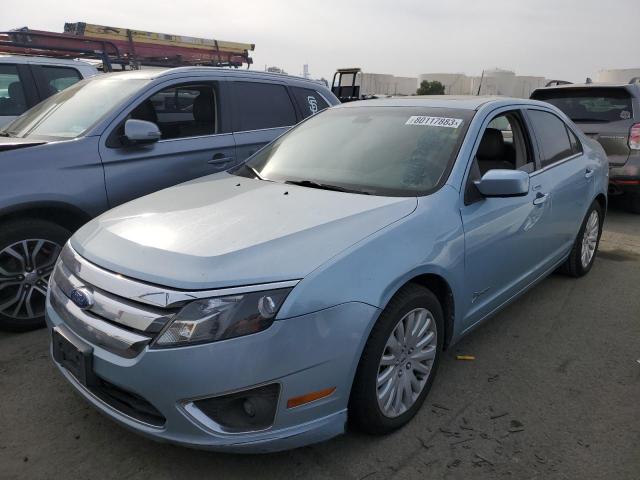 3FADP0L3XBR251085 - 2011 FORD FUSION HYBRID BLUE photo 1