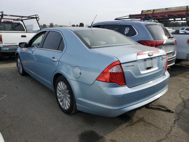 3FADP0L3XBR251085 - 2011 FORD FUSION HYBRID BLUE photo 2