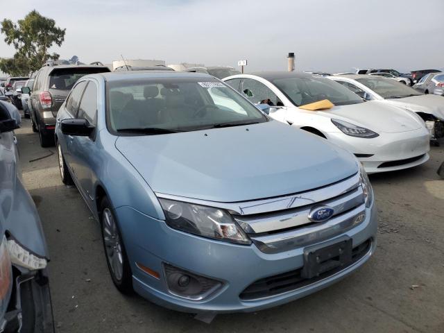 3FADP0L3XBR251085 - 2011 FORD FUSION HYBRID BLUE photo 4