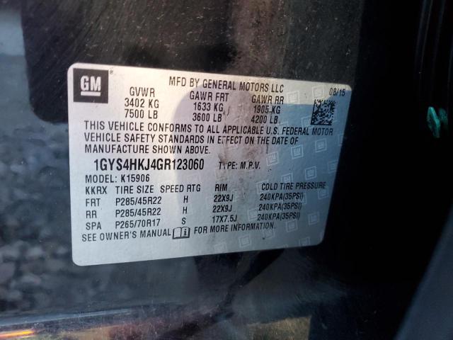 1GYS4HKJ4GR123060 - 2016 CADILLAC ESCALADE ESV LUXURY BLACK photo 13