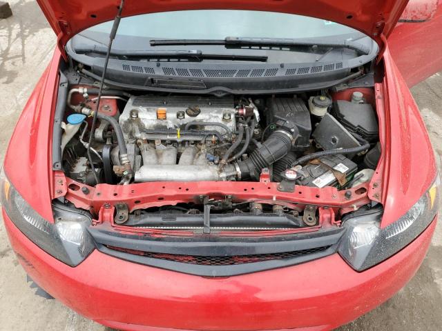 2HGFG21598H706923 - 2008 HONDA CIVIC SI RED photo 11