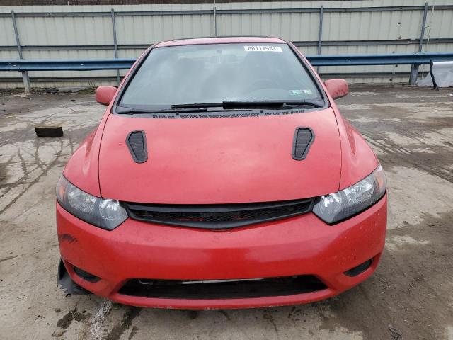 2HGFG21598H706923 - 2008 HONDA CIVIC SI RED photo 5