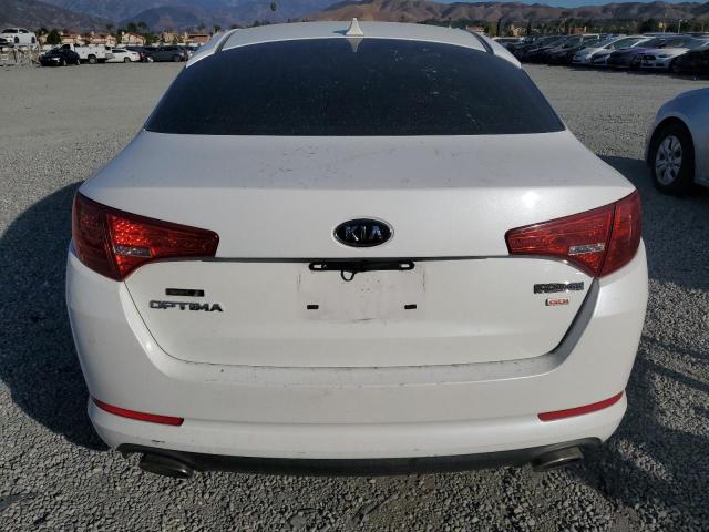 KNAGM4A71D5305390 - 2013 KIA OPTIMA LX WHITE photo 6