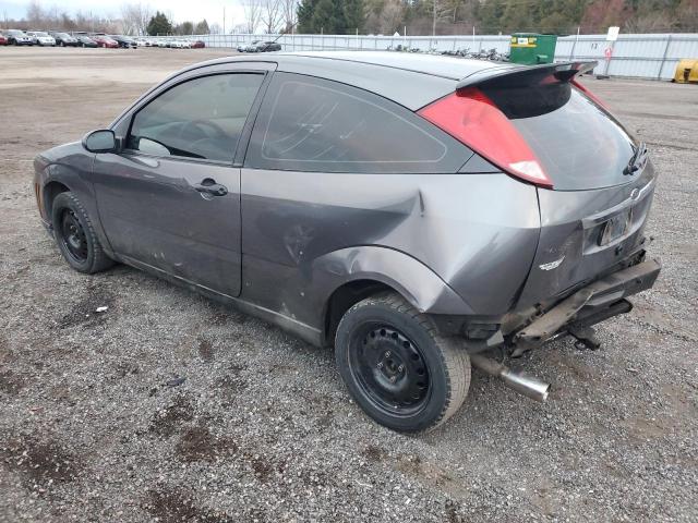 1FAFP31N57W304648 - 2007 FORD FOCUS ZX3 GRAY photo 2