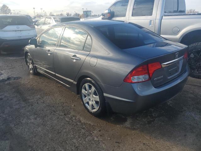 2HGFA1E52BH531590 - 2011 HONDA CIVIC LX GRAY photo 2