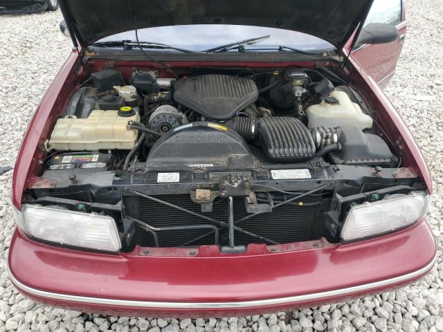1G1BL52P9TR130777 - 1996 CHEVROLET CAPRICE / CLASSIC SS BURGUNDY photo 11