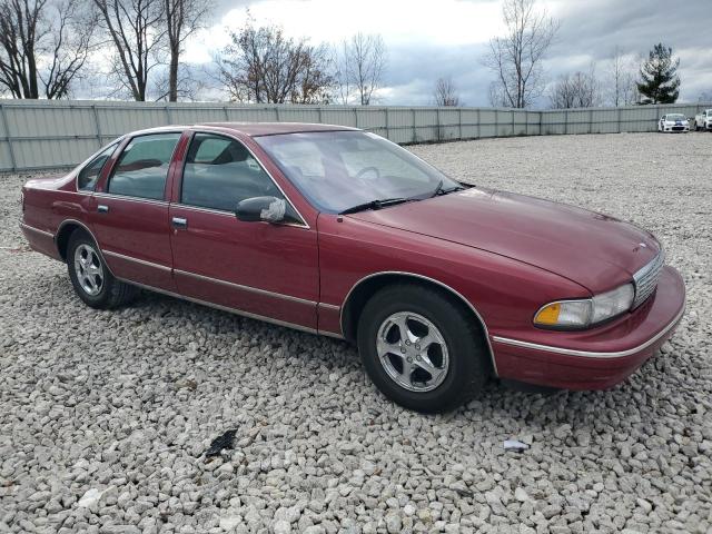 1G1BL52P9TR130777 - 1996 CHEVROLET CAPRICE / CLASSIC SS BURGUNDY photo 4