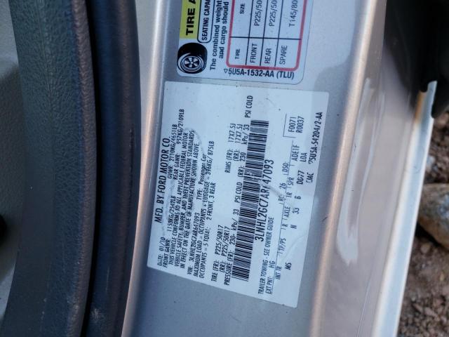 3LNHL2GC7AR647093 - 2010 LINCOLN MKZ GOLD photo 12