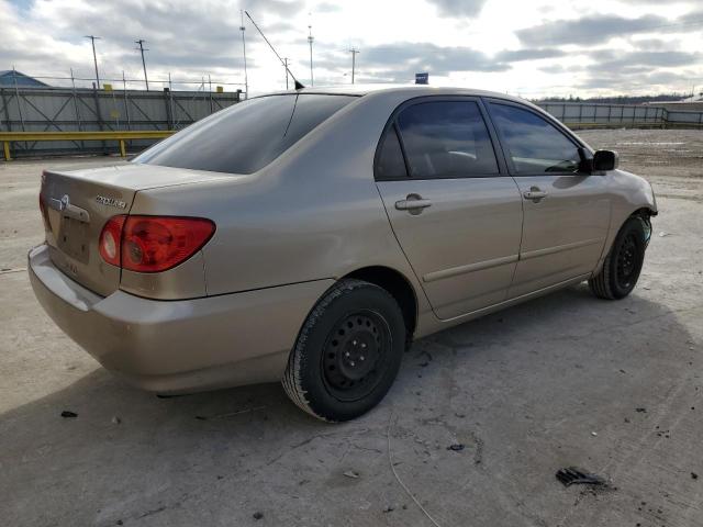 1NXBR32E08Z018619 - 2008 TOYOTA COROLLA CE BEIGE photo 3