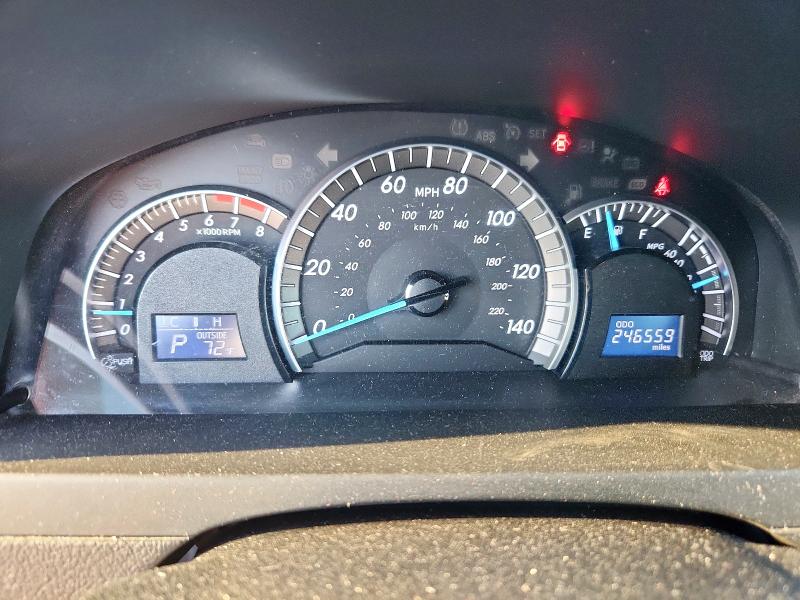 4T1BF1FK7CU559088 - 2012 TOYOTA CAMRY BASE RED photo 9