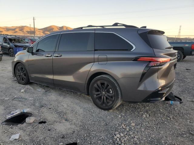 5TDXRKEC6MS054294 - 2021 TOYOTA SIENNA XSE GRAY photo 2