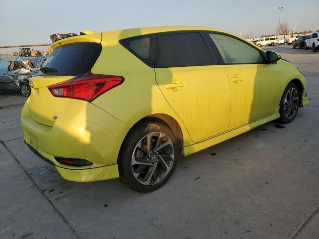 JTNKARJE7HJ526096 - 2017 TOYOTA COROLLA IM YELLOW photo 3