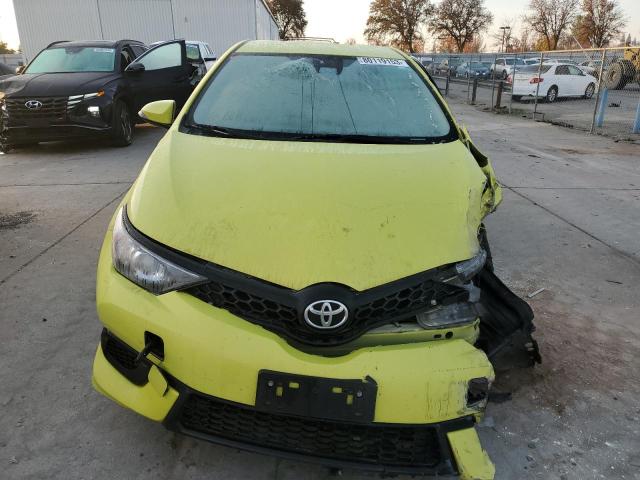 JTNKARJE7HJ526096 - 2017 TOYOTA COROLLA IM YELLOW photo 5