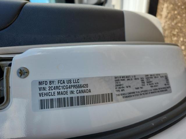 2C4RC1CG4PR566420 - 2023 CHRYSLER VOYAGER LX თეთრი ფოტო 13