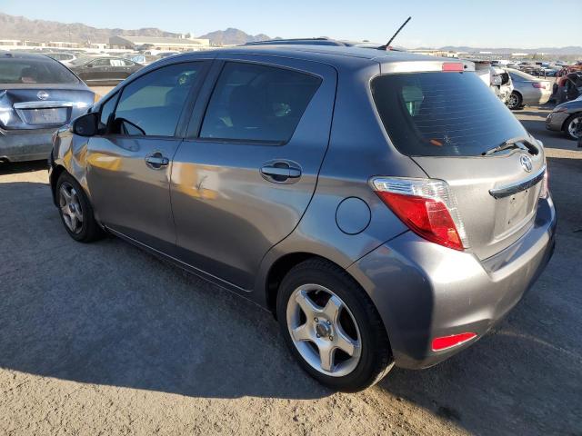 JTDKTUD30DD555136 - 2013 TOYOTA YARIS CHARCOAL photo 2