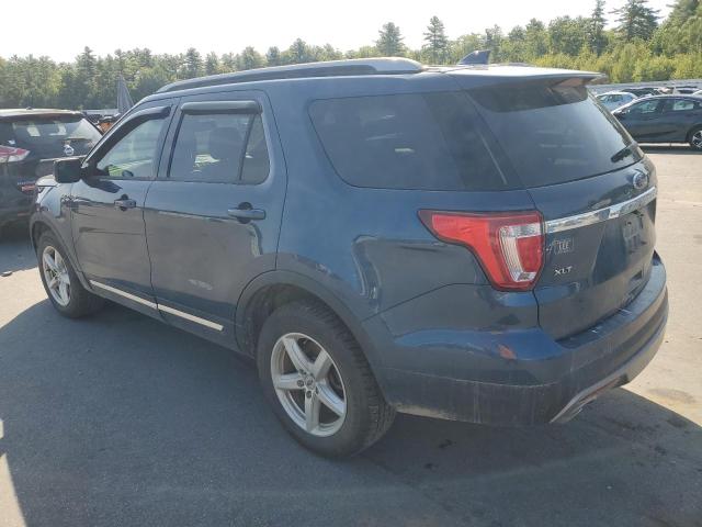 1FM5K8D87GGB90682 - 2016 FORD EXPLORER XLT BLUE photo 2