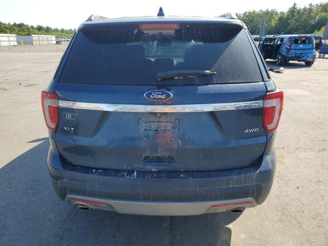 1FM5K8D87GGB90682 - 2016 FORD EXPLORER XLT BLUE photo 6