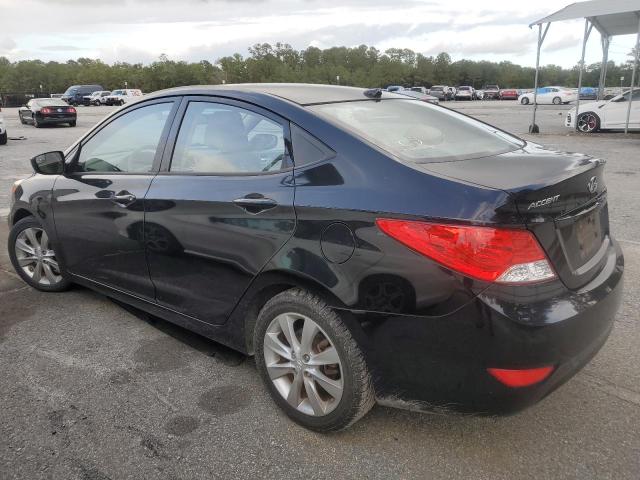 KMHCU4AE6EU769648 - 2014 HYUNDAI ACCENT GLS BLACK photo 2